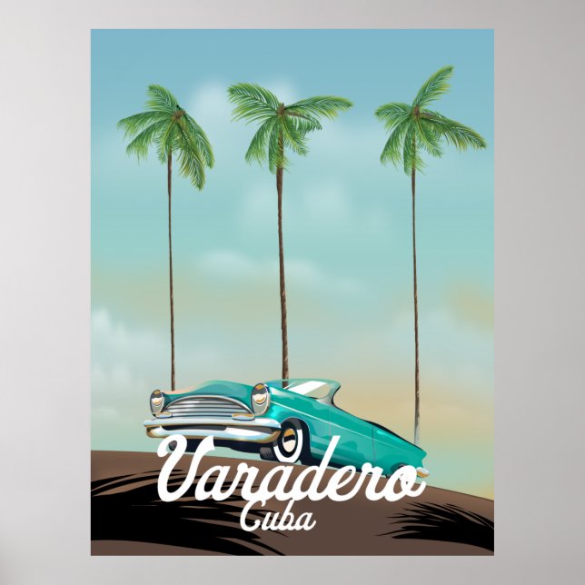 Varadero Cuba Reiseposter Poster (Vorne)