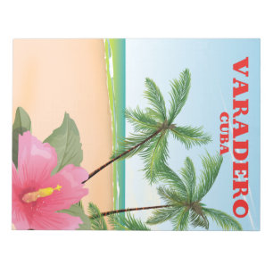 Varadero kubanisches Strandposter Notizblock