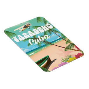 Varadero kubanisches Strandurlaub Poster Magnet