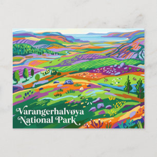 Varangerhalvøya Nationalpark Norwegen Postkarte