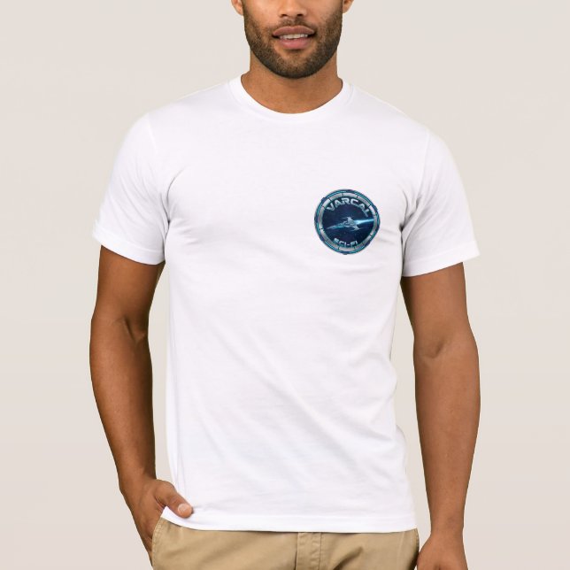 Varcal SciFi - T - Shirt für Offizielle Logos auf  (Vorderseite)
