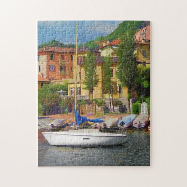 Varenna, Italien am Comer See Puzzle (Vertikal)
