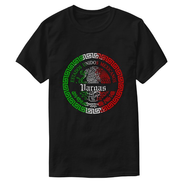 Vargas Nachname mexico Shirt (Vargas Last name Mexico themed T-shirt Men)