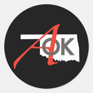 Variable Farbe/Stilaufkleber 2 Runder Aufkleber