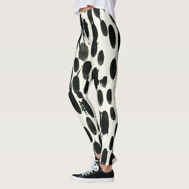 Variable I | Schwarze Farbe 2 Leggings (Links)
