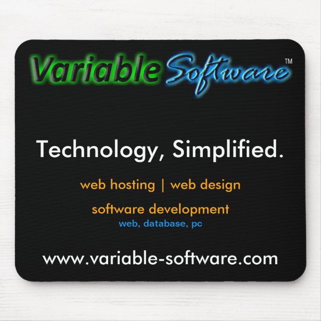 Variable Software LLC-Mausunterlage Mousepad (Vorne)