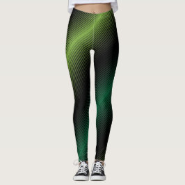 Variablen-Grüne Grenzen St. Patricks Tages Leggings