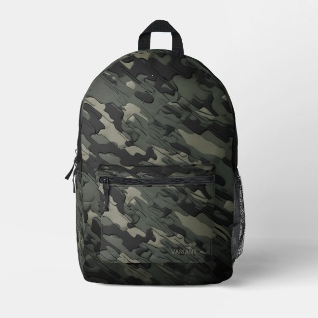 VARIANT Camouflage Supreme Subtile Bedruckter Rucksack (Vorderseite)