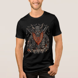 Variation III Kürbisbart Samurai Biker Tri-Blend Shirt