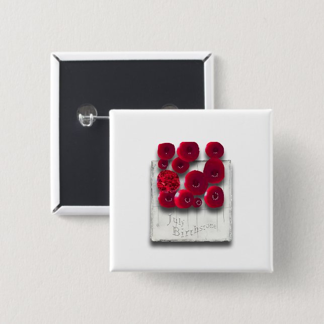 Variationen des Rubins objet_4 Button (Vorne & Hinten)