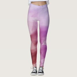 Variationen von Lila Wasserfarben Leggings