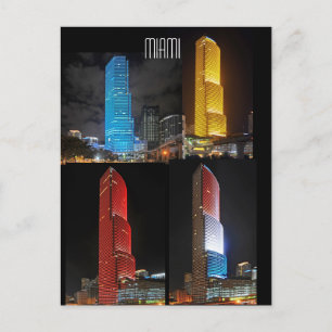 Variationen zu einem Thema: Miami Tower Postkarte