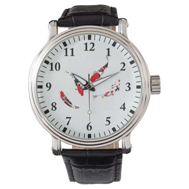 Varicroter Karpfen Armbanduhr (Vorderseite)