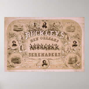 VARIETÉ NEW ORLEANS Serenaders BUCKLEYS Plakat