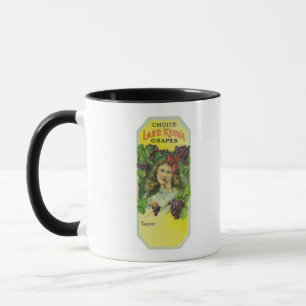 Variety auserlesener See Keuka Trauben-Aufkleber Tasse