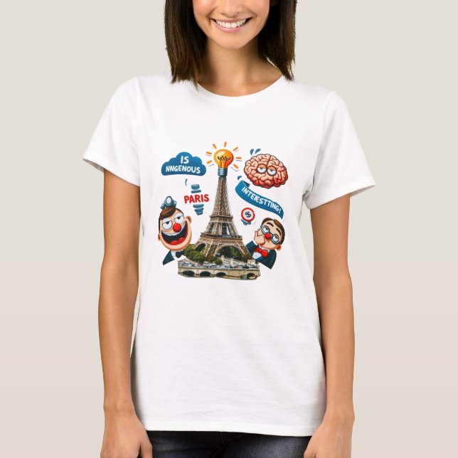 Various Places: Caffee in Paris. T-shirt #6 (Vorderseite)