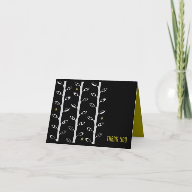 VARIOUS VINES Bar Bat Mitzvah Dankeschön Karte (Vorderseite)