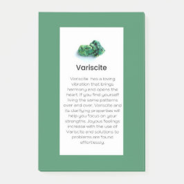 Variscite Crystal Meaning Jewelry Post-it Notes Post-it Klebezettel