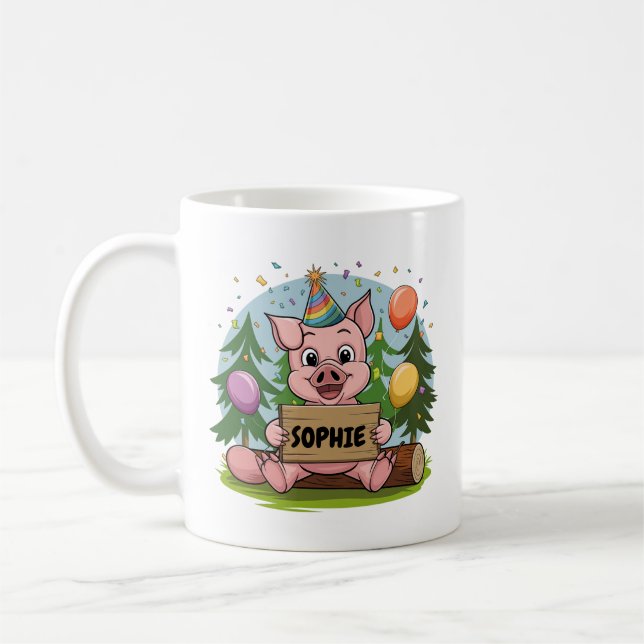 Varken Verjaardag Kaffeetasse (Links)