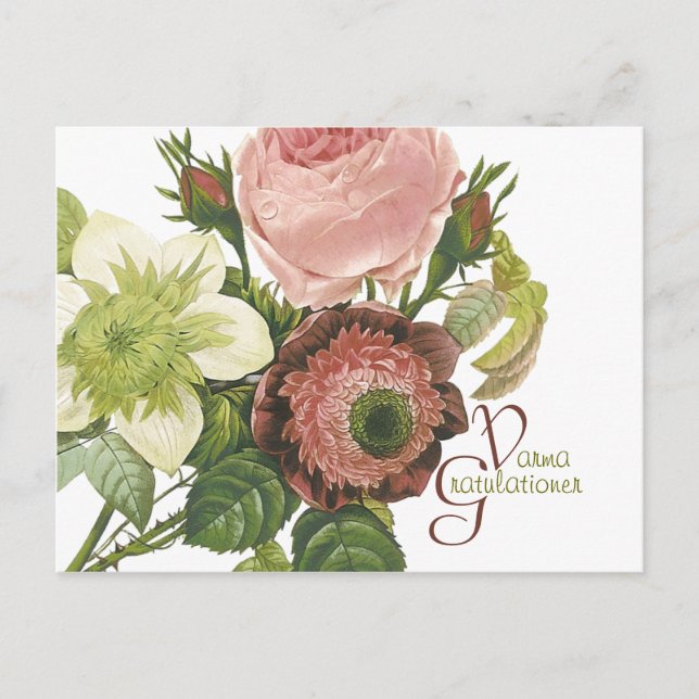 Varma Gratulationer CC0138 Postkarte (Vorderseite)