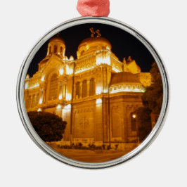Varna Kathedrale am Abend Ornament Aus Metall