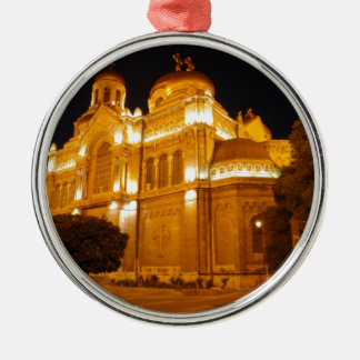 Varna Kathedrale am Abend Ornament Aus Metall