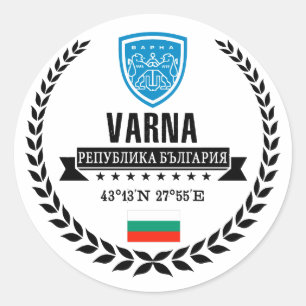 Varna Runder Aufkleber