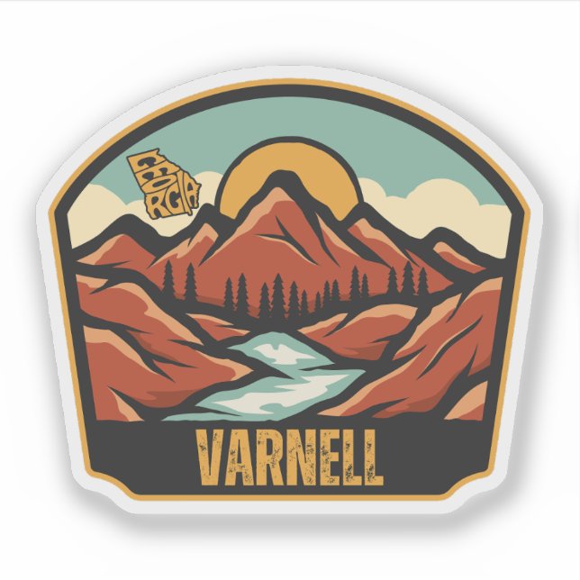 Varnell, Georgien Aufkleber (Vorderseite)