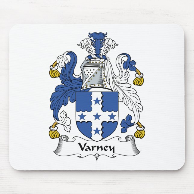 Varney Familienwappen Mousepad (Vorne)