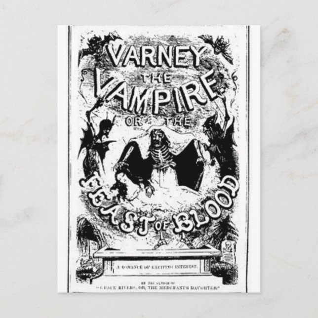 Varney Vampire Postkarte (Vorderseite)