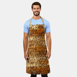 Varnish Textur auf Rohholz Schürze