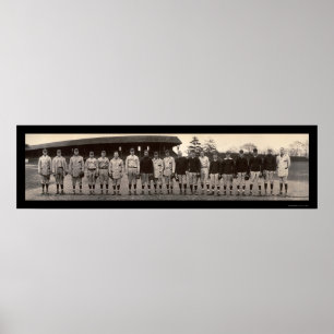 Varsity Baseball Yale Foto 1910 Poster