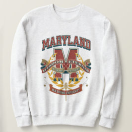 Varsity letter M University of Maryland Sweatshirt