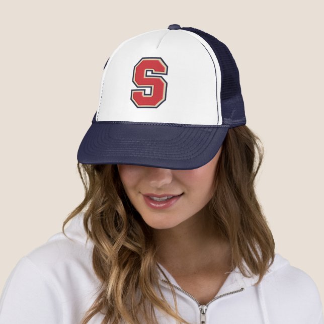 Varsity Letter S Truckerkappe (Beispiel)