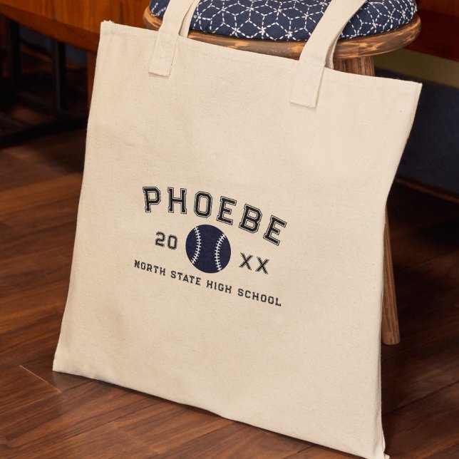 Varsity Letter Sports Graduation Custom Athlete Tragetasche (Celebrate your athlete in the family with this Varsity Letter Sports Graduation Custom Athlete Tote!)