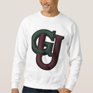 Varsity-Monogramm-Grafik Streetwear Sweatshirt