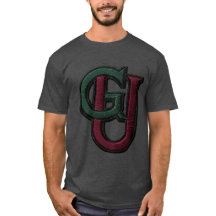 Varsity-Monogramm-Grafik-T-Shirt