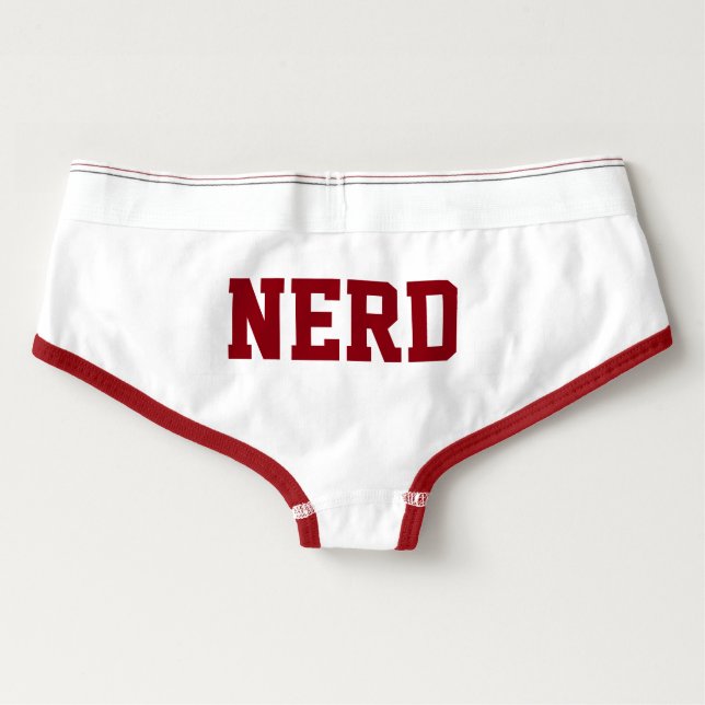 Varsity-Nerd Panties (Rückseite)