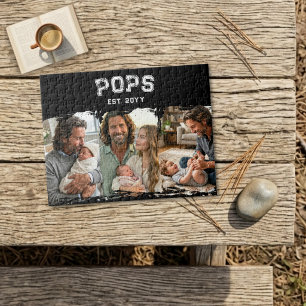 Varsity Pops 3 Foto Großvater Spitzname Est Jahr Puzzle