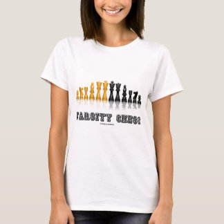 Varsity-Schach (reflektierendes Schach-Set) T-Shirt