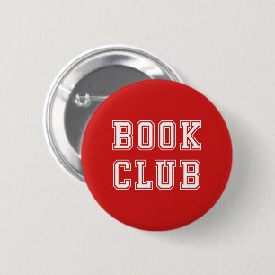 Varsity Style Book Club mit bearbeitbarer Farbe Button