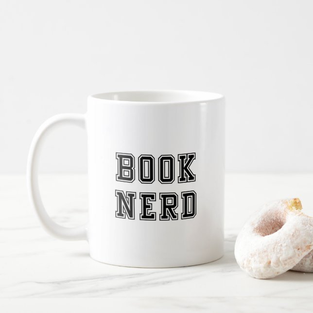 Varsity Style Book Nerd Kaffeetasse (Mit Donut)