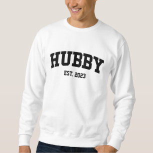 Varsity Style Hubby Est. Mindestjahreswert Minimal Sweatshirt