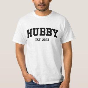 Varsity Style Hubby Est. Mindestjahreswert Minimal T-Shirt