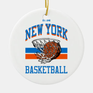 Varsity Style New York Basketball Keramik Ornament