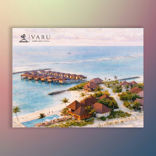 VARU, Nord-Malé-Atoll, Malediven   Reise  Postkarte