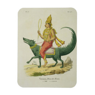 Varuna, Gott der Ozeane, graviert von Charles Eti Magnet