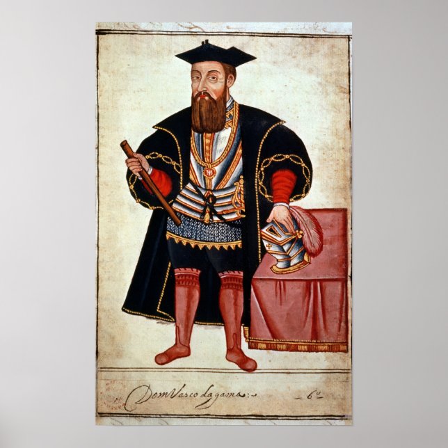 Vasco da Gama, Abbildung Poster (Vorne)