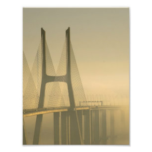 Vasco da Gama-Brücke Lissabon Portugal Fotodruck