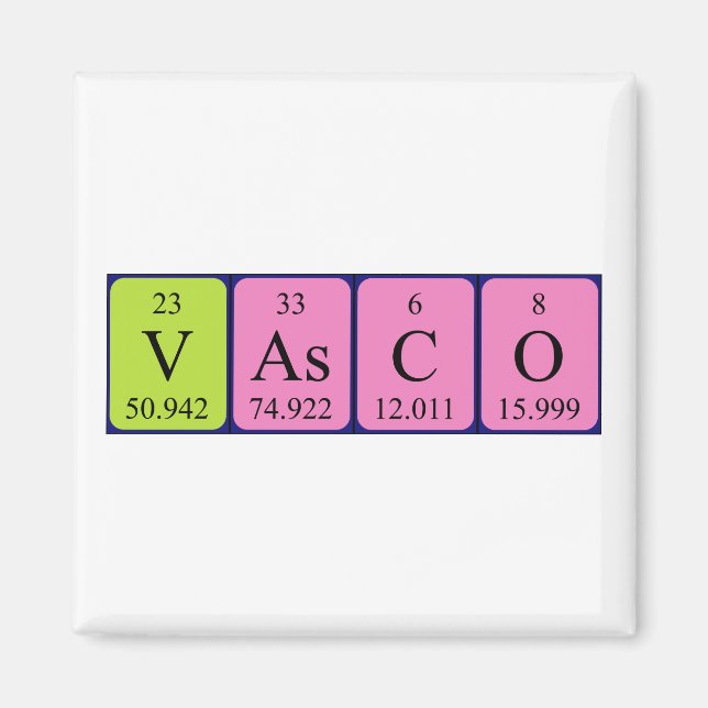 Vasco Periodenmagnet Magnet (Vorne)